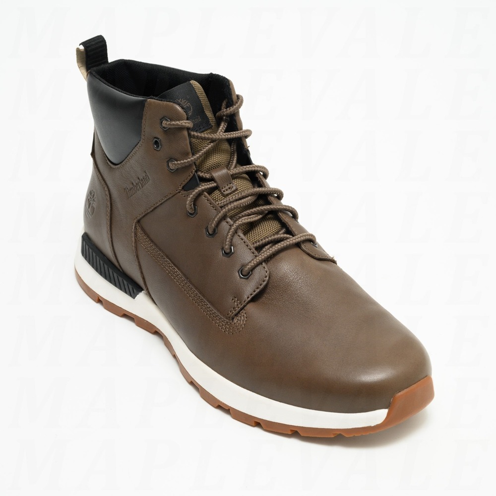 Timberland Killington Trekker Mens Sz 12 Mid Lace Sneaker Brown Full Grain Boots - Picture 5 of 10